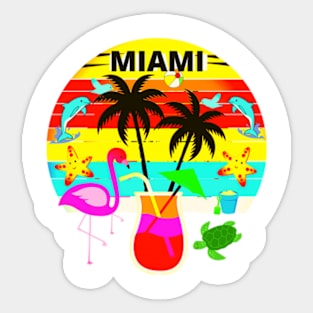 MIAMI Sticker